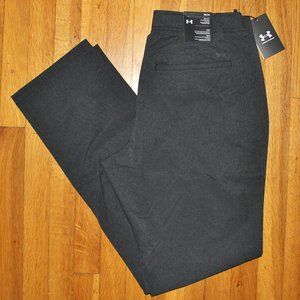 Under Armour Match Play Vented Golf Pants Mens 36x34 Black Storm